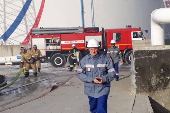 На нефтебазе “Транснефти” в Новороссийске произошел взрыв.(Видео)