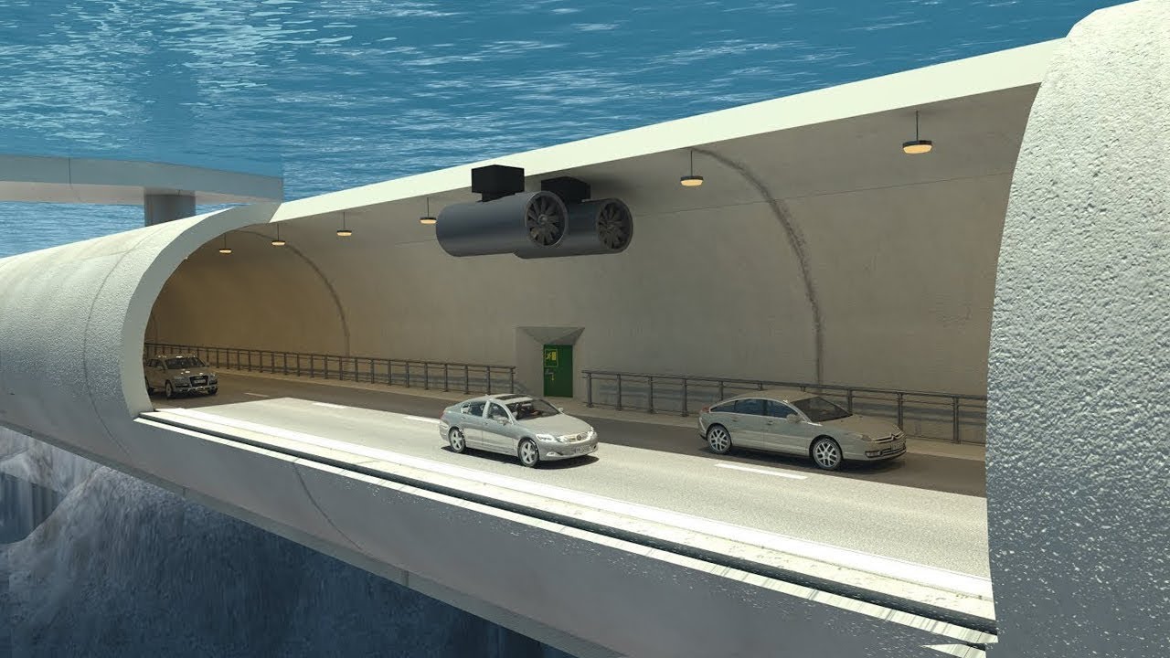 Норвегия строит первую в мире подводную автомагистраль. ВИДЕО
