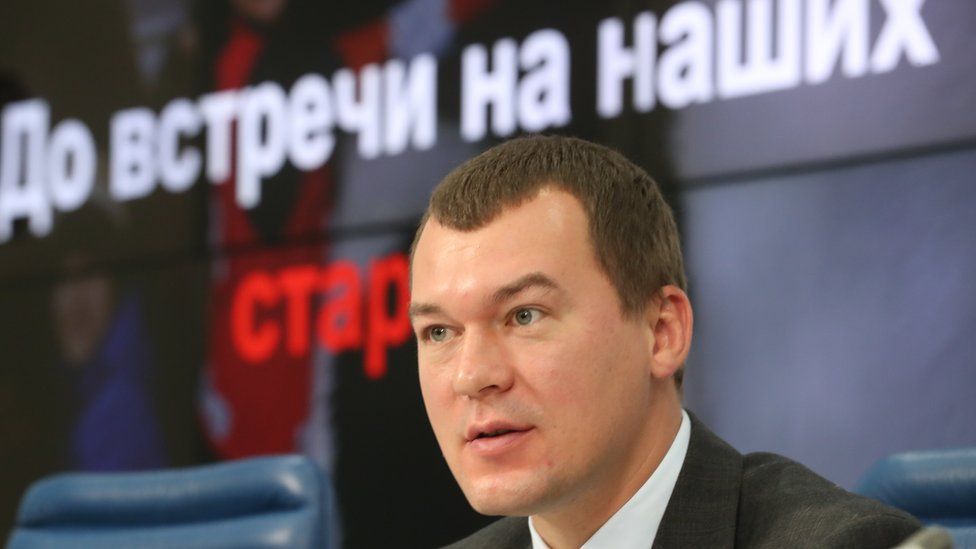 Хабаровск встречает путинского назначенца. Видео