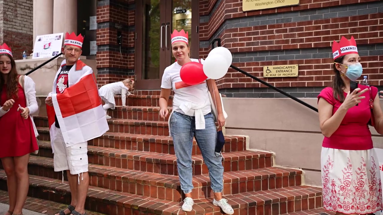 "Мы далеко, но с вами". Белорусская диаспора в США сняла ролик в поддержку протестующих. Видео