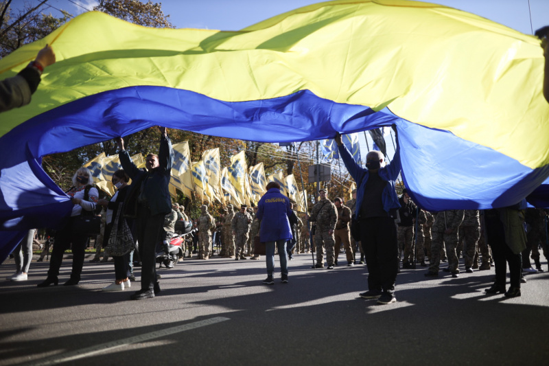 Как прошел Марш УПА в Киеве (Фото Видео)