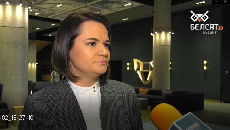 Тихановская отреагировала на публикацию СК ролика о подготовке оппозиционерами силовых действий против режима