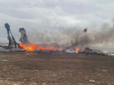 В Очакове сбили Су-25, который вылетел с захваченного в 2014 году аэродрома в Крыму