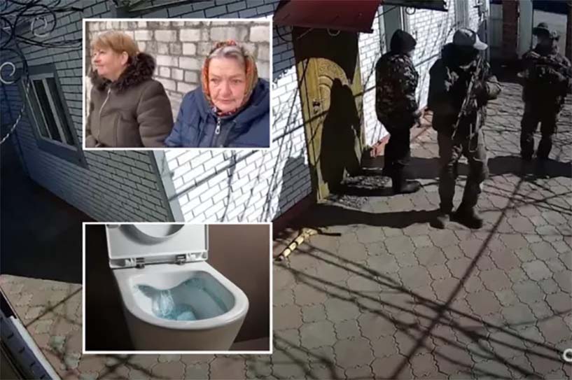 Странные эти русские - оставляют танки, а забирают унитазы. Дикие орки не знали, что такое унитаз - свидетельства жителей Черниговщины (видео)