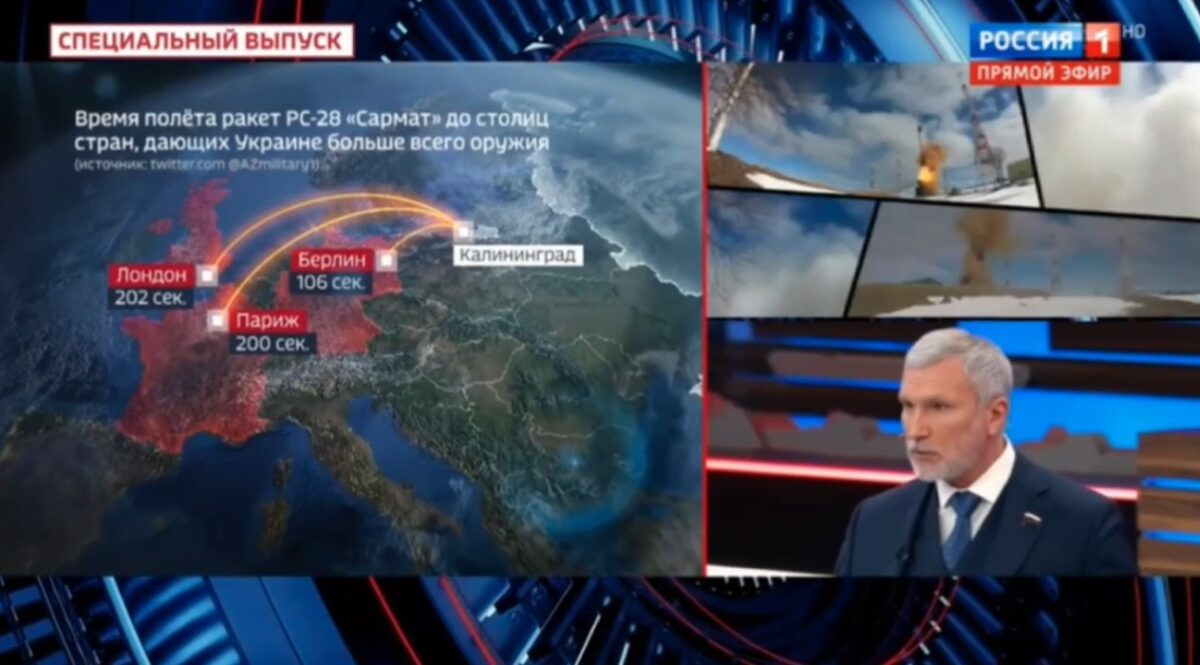 На росТВ пугают страны, дающие Украине оружие, ядерным ударом