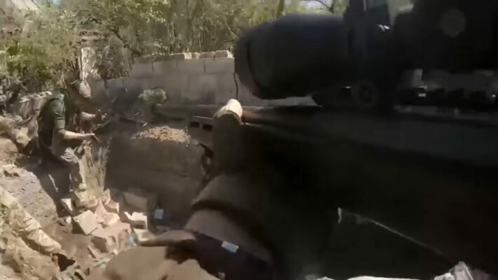 Ликвидированные боевики и техника: Появилось видео боя с нагрудной камеры бойца «Азова»