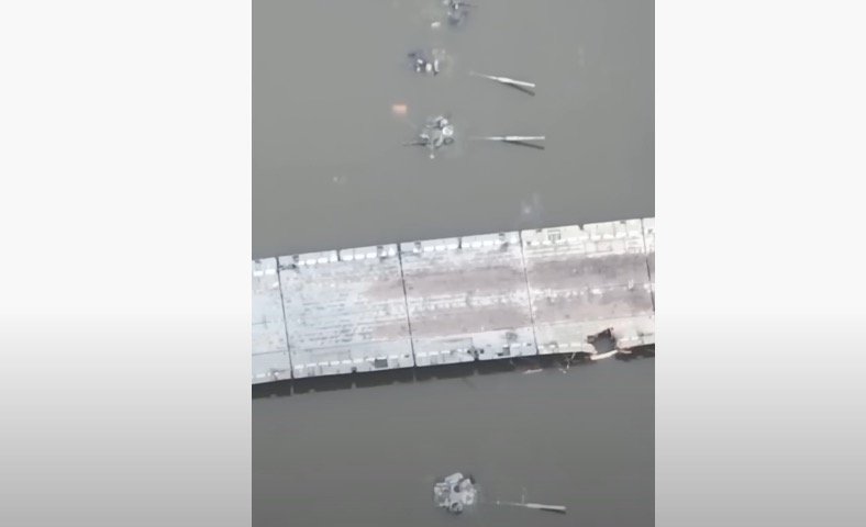 Россияне умышленно затопили в Северском Донце шесть своих танков, чтобы они не попали в ВСУ