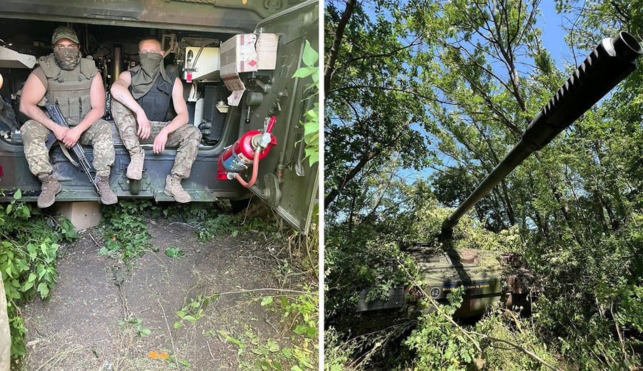 Немецкие САУ PzH 2000 уже на фронте в Украине: фото и видео