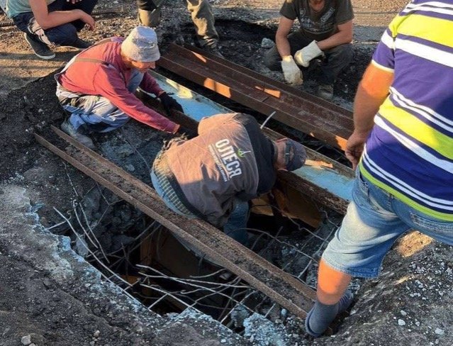 На Херсонщине россияне «на скорую руку» ремонтируют мосты