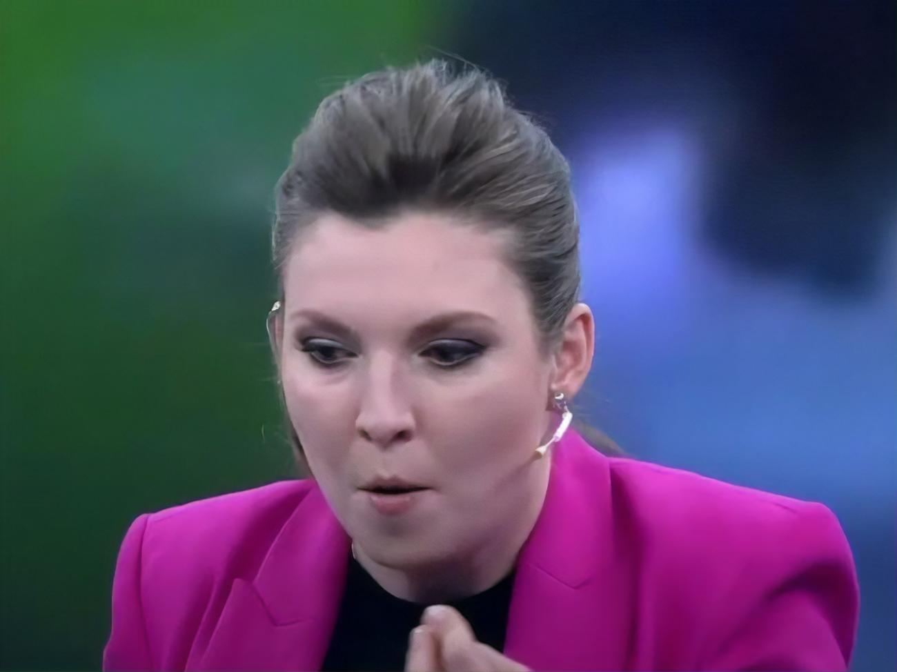 Пропагандистка Скабеева с грустным лицом "взвыла" из-за побега россиян из Херсона (видео)