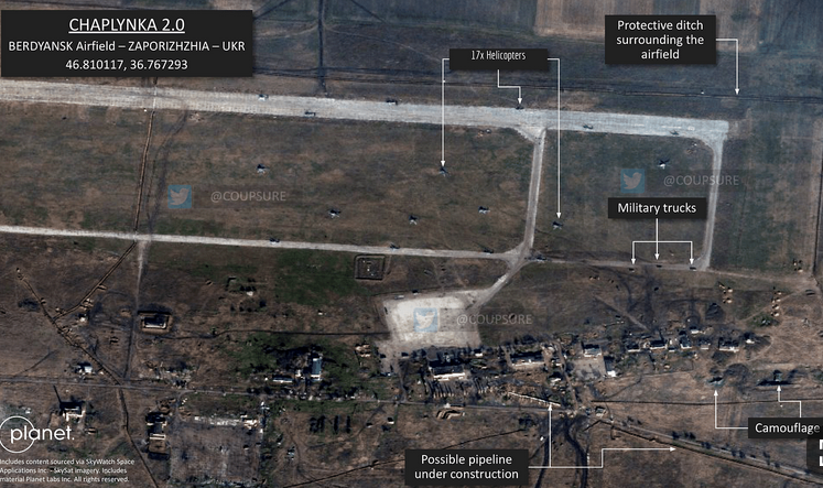 Крым все ближе: оккупанты переносят одну из авиабаз, фото со спутника