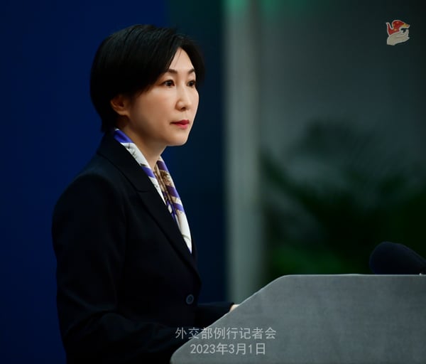 В МИД Китая не смогли ответить на вопрос о реальных действиях Пекина для «укрепления мира»