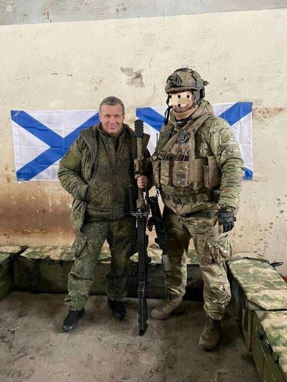 Пальба по Соловьёву: Пропагандист заявил, что попал под обстрел во время посещения разбитой 155-й бригады морпехов под Угледаром