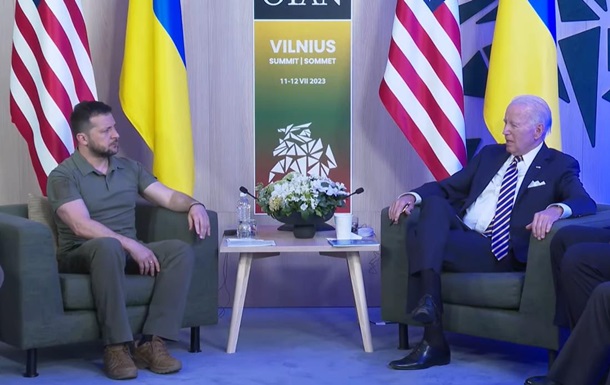 Зеленский и Байден встретились в Вильнюсе: подробности и видео