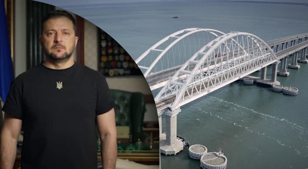 Оккупантам в Крыму стоит возвращаться домой, пока Крымский мост хоть как-то работает – Зеленский