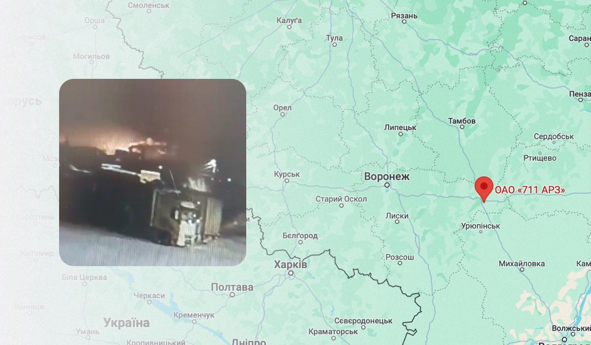 Беспилотник пролетел 400 км над РФ и упал на авиаремонтный завод в Воронежской области