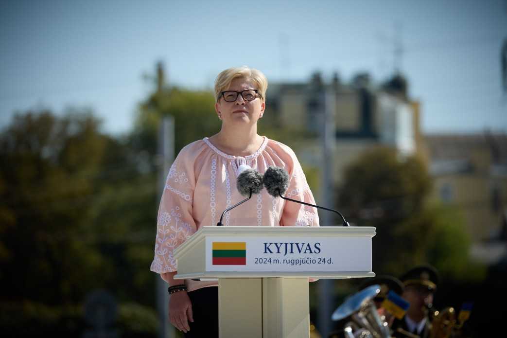 "Будем праздновать победу со светом, газом и без русни". Премьер Литвы поздравила Украину с Днем Независимости