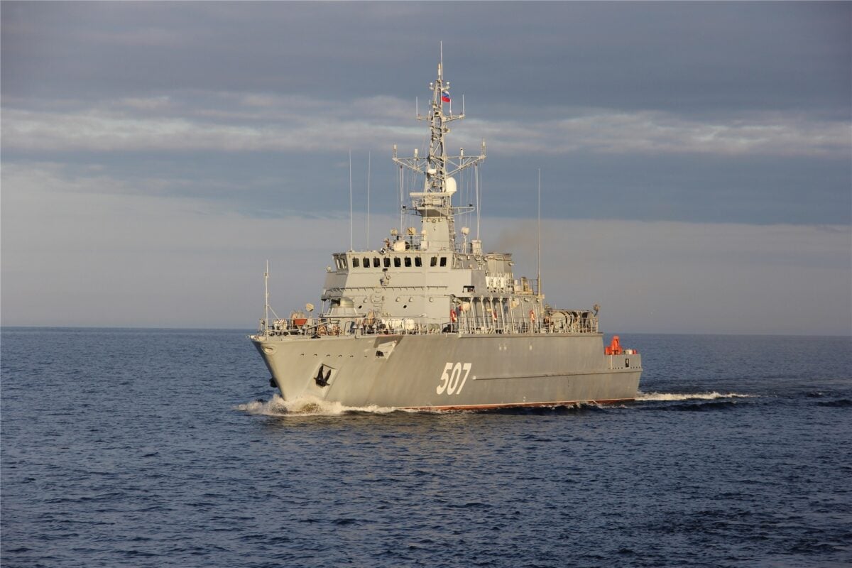 «Обухов» захлебнулся: ГУР вывело из строя корабль Балтийского флота РФ (Bидео)