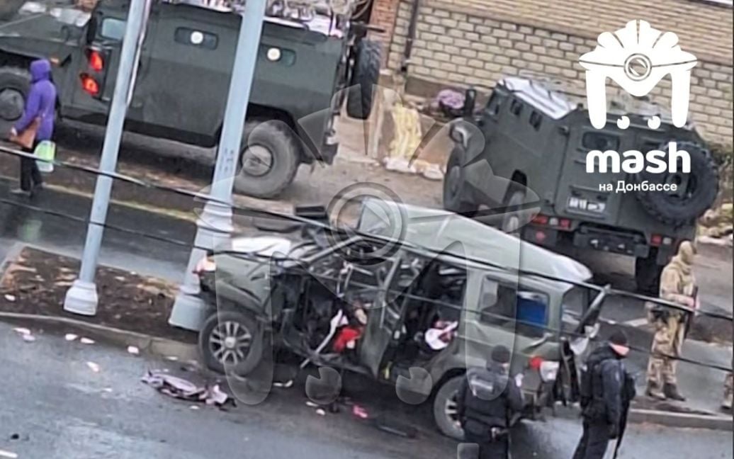 В Луганске взорвали майора армии РФ (Видео)