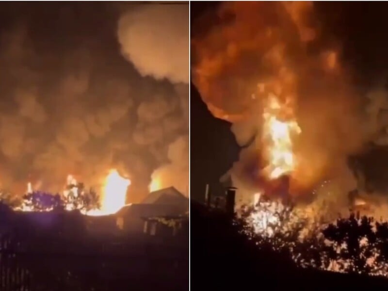 "Посмотри, как горит, посмотри!" В РФ дроны снова атаковали спиртзаводы. Там производят ракетное топливо. Видео
