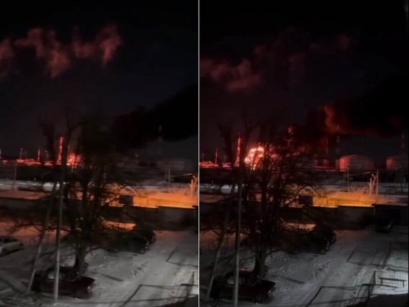 В российском Орле откуда вражеские дроны атакуют Украину, БПЛА ударили по нефтебазе. Видео