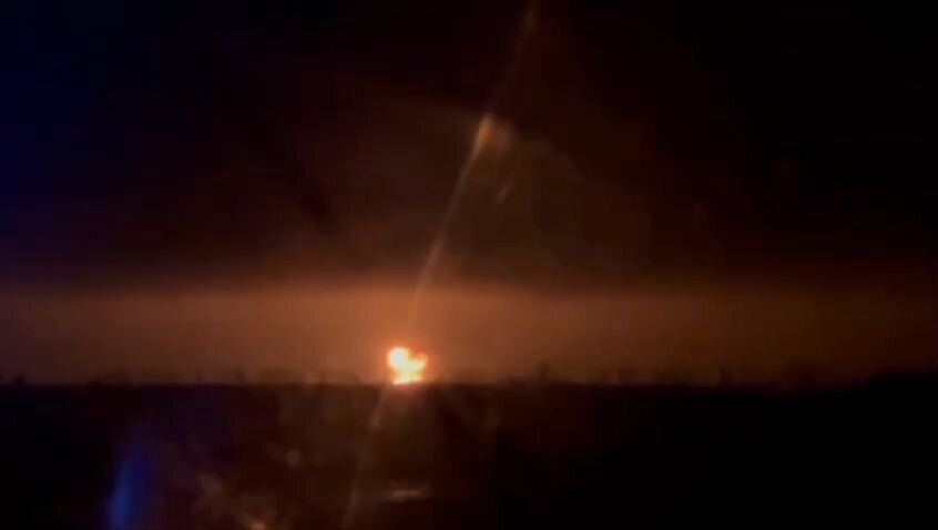 Дроны СБУ уничтожили склад вражеских боеприпасов в Донецкой области (Видео)