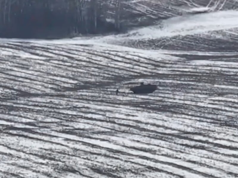 "Если заканчивается БК". В ДШВ показали, как БТР ВСУ гонялся по полю за россиянами в Курской области