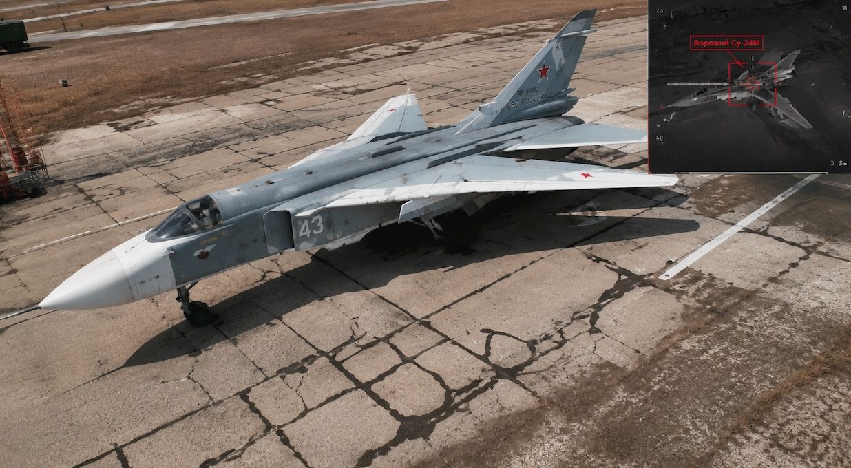 Боевые водолазы Нацгвардии провели операцию в глубоком тылу и уничтожили Су-24 перед вылетом. Видео