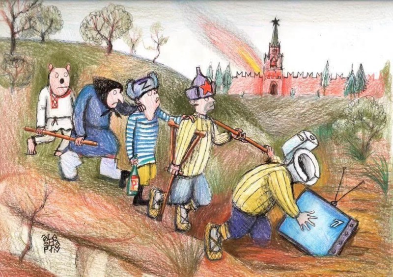 «— Да что ж вы там такое готовите, звери?! – закричало население и на всякий случай переоделось во всё чистое…»
